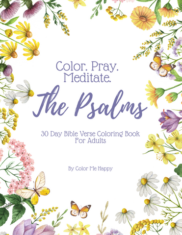 Color Pray Meditate The Psalms Coloring Book