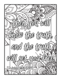 Bible Verse Coloring and Bible Study Planner