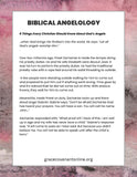 Bible Verse Study 2 Journal Biblical Angelology - 7 Days