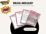 Bible Verse Study 2 Journal Biblical Angelology - 7 Days