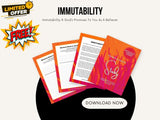 Bible Verse Study 1 Journal Immutability - 7 Days