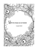 Bible Verse Color Pray Meditate Healing Coloring Book