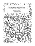 Bible Verse Color Pray Meditate Healing Coloring Book