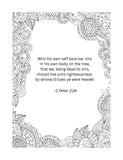 Bible Verse Color Pray Meditate Healing Coloring Book