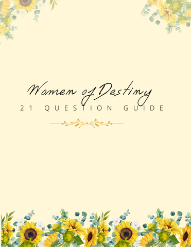 WOW! Women of Destiny Discussion Guide Ebook